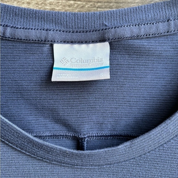 Columbia Women Short Sleeves Long Blue Midi/Maxi Dress Small - Picture 5 of 6